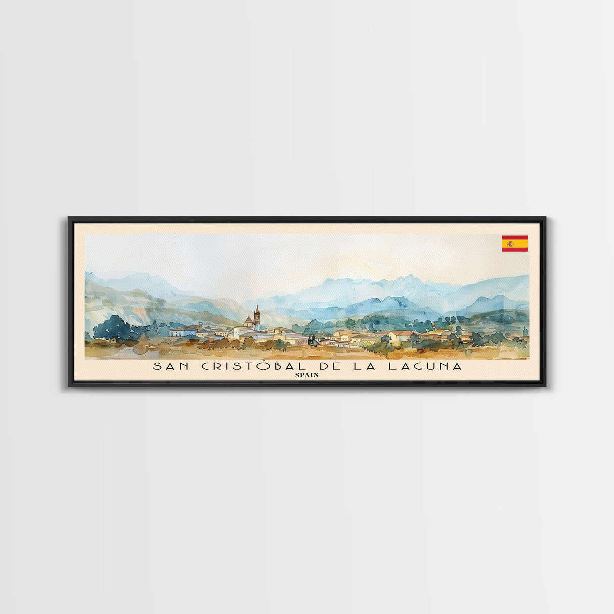 San Cristobal Dominican Republic Travel Art, City Art, Framed Canvas Print or Metal Wall Art, Europe Travel Poster, Panoramic Wall Art, Extra Wide Wall Art