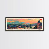 Khmelnytskyi Ukraine Travel Art, City Art, Framed Canvas Print or Metal Wall Art, Europe Travel Poster, Panoramic Wall Art, Extra Wide Wall Art