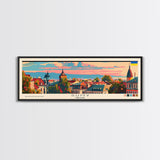 Sumy Ukraine Travel Art, City Art, Framed Canvas Print or Metal Wall Art, Europe Travel Poster, Panoramic Wall Art, Extra Wide Wall Art