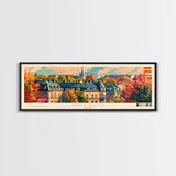 Orebro Sweden Travel Art, City Art, Framed Canvas Print or Metal Wall Art, Europe Travel Poster, Panoramic Wall Art, Extra Wide Wall Art