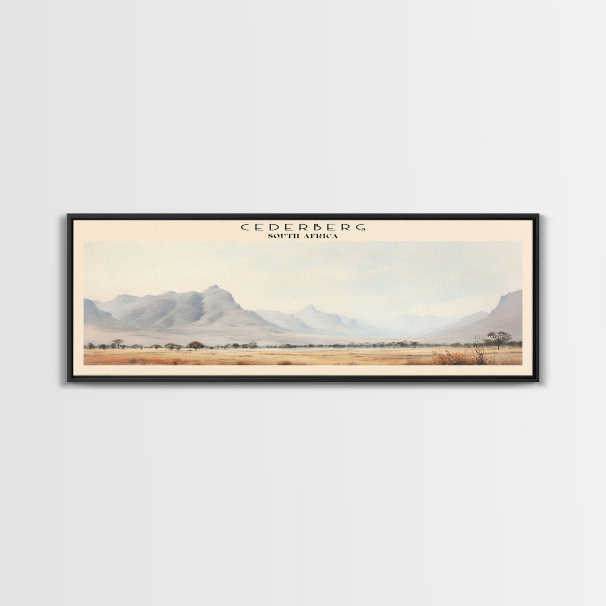 Cederberg COUNTRY Travel Poster Print, Framed Canvas Print, COUNTRY Travel Art, Wood Framed Art, Wall Hanging, Home Decor