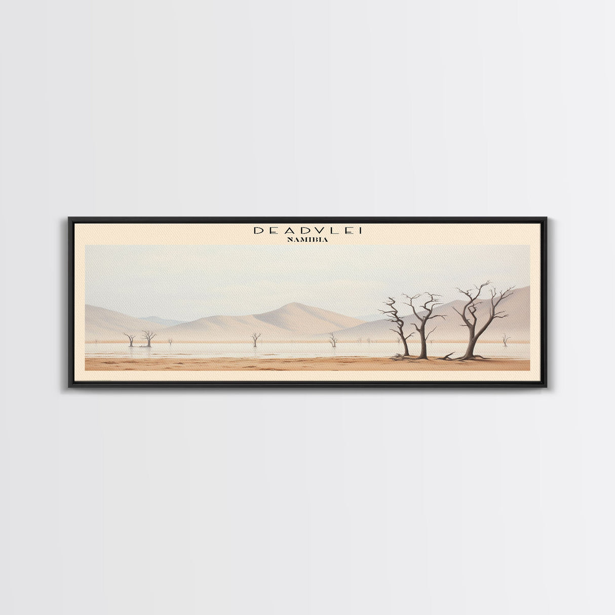 Deadvlei Travel Poster Print, Framed Canvas Wall Art, Metal Wall Art, COUNTRY art, Gift For Him, Travel Wall Art, Travel Lover Gift