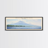 Isla de Ometepe Framed Canvas Print Travel Poster | Wall Art | Home Decor | Gift For Travel Lover | Wall Hanging | Original Art