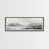 Isle of Skye COUNTRY | Framed Travel Poster Canvas Print | Trendy Wall Art | Watercolor Painting | Living Room Art | Unique Art