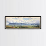 Mount Roraima Framed Canvas Print Travel Poster | Wall Art | Home Decor | Gift For Travel Lover | Wall Hanging | Original Art