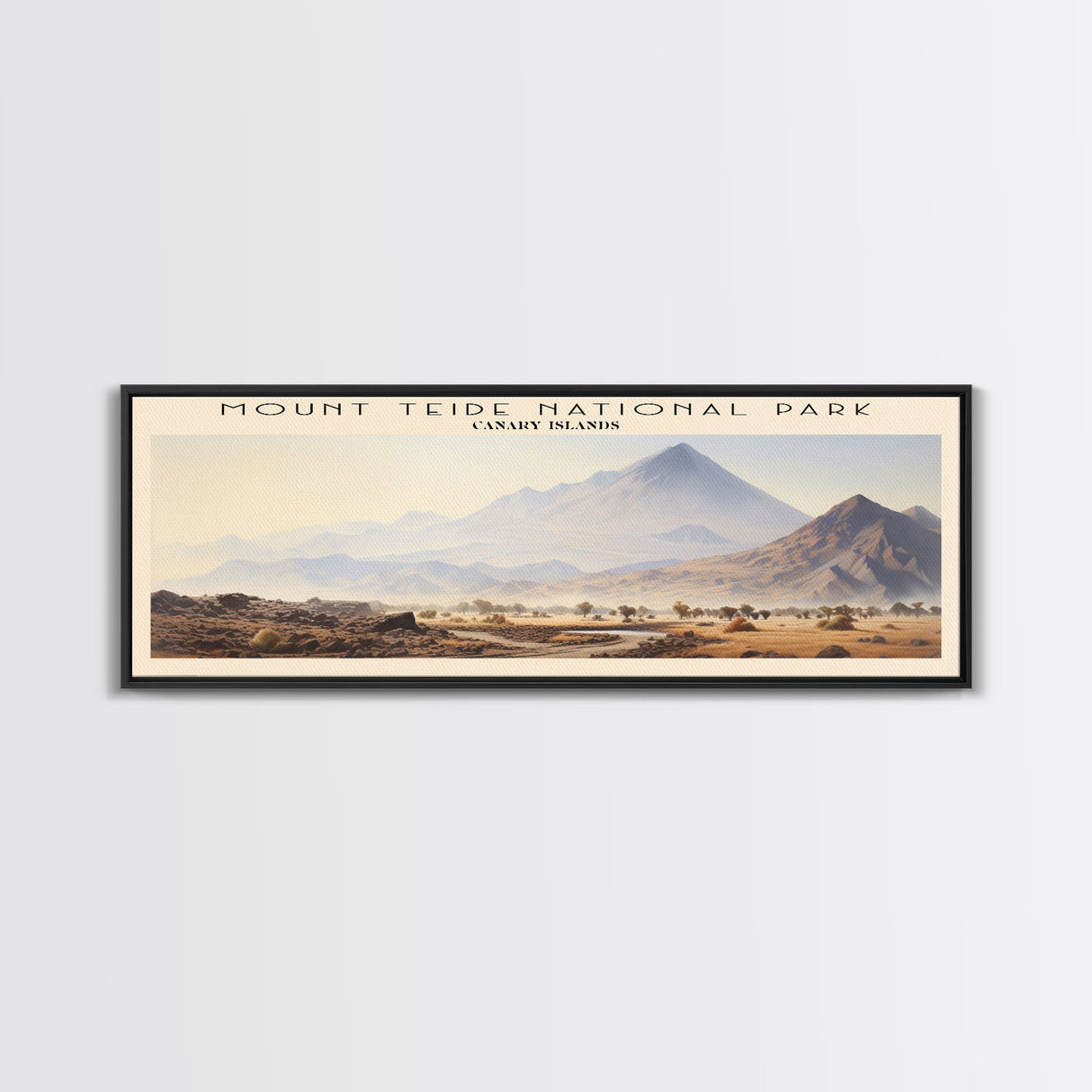 Mount Teide National Park Travel Print Wall Art, Travel Poster Print, Retro Style COUNTRY Home Decor, Wall Hanging, Travel Gift Idea, Unique Metal Art