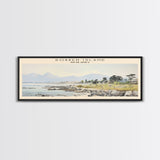 Robben Island Framed Canvas Print Travel Poster | Wall Art | Home Decor | Gift For Travel Lover | Wall Hanging | Original Art