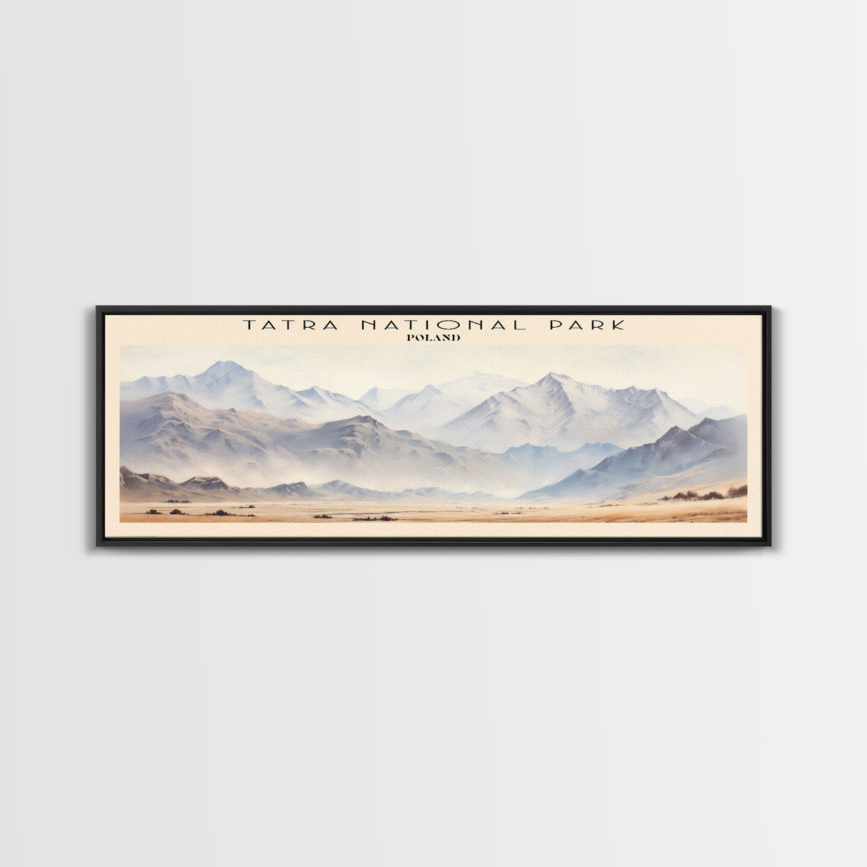 Tatra National Park Travel Poster Print, Framed Canvas Wall Art, Metal Wall Art, COUNTRY art, Gift For Him, Travel Wall Art, Travel Lover Gift