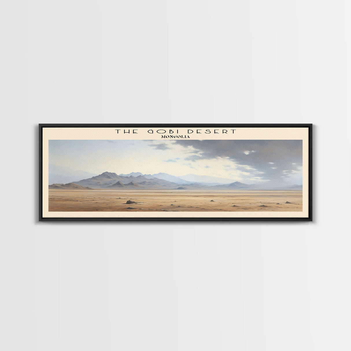 The Gobi Desert Wall Art Travel Poster Print, Gift For Travel Lover, Vacation Gift, COUNTRY Wall Art, Home Decor, Original Art