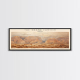 The Grand Canyon COUNTRY | Framed Travel Poster Canvas Print | Trendy Wall Art | Watercolor Painting | Living Room Art | Unique Art