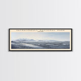 Vatnajökull National Park Travel Print Wall Art, Travel Poster Print, Retro Style COUNTRY Home Decor, Wall Hanging, Travel Gift Idea, Unique Metal Art