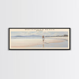 Whitehaven Beach Travel Poster Print, Framed Canvas Print, COUNTRY Travel Art, Wood Framed Art, Wall Hanging, Home Decor