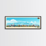 El-Obeid,  Sudan Travel Poster Panoramic Canvas Print, El-Obeid,  Sudan Painting,  Sudan Art, El-Obeid Travel Art, Guest Room Painting