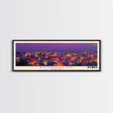 Koudougou, Burkina Faso Travel Poster Panoramic Canvas Print, Koudougou, Burkina Faso Painting, Burkina Faso Art, Koudougou Travel Art, Guest Room Painting