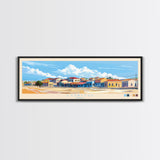 Lobito, Angola Travel Poster Panoramic Canvas Print, Lobito, Angola Painting, Angola Art, Lobito Travel Art, Guest Room Painting