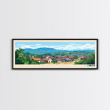 Mbuji-Mayi, Congo Travel Poster Panoramic Canvas Print, Mbuji-Mayi, Congo Painting, Congo Art, Mbuji-Mayi Travel Art, Guest Room Painting