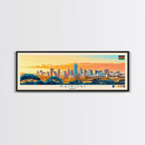 Nairobi, Kenya Panoramic Travel Poster Canvas Print, Nairobi, Kenya Painting, Kenya Art, Nairobi Travel Art, Living Room Painting