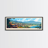 Nzerekore, Guinea Travel Poster Panoramic Canvas Print, Nzerekore, Guinea Painting, Guinea Art, Nzerekore Travel Art, Guest Room Painting