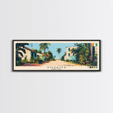 Anyama, Ivory Coast Panoramic Canvas Print, Anyama, Ivory Coast Painting, Ivory Coast Art, Anyama Travel Poster, Travel Art, Guest Room Painting