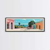 Artigas, Uruguay Panoramic Canvas Print, Artigas, Uruguay Painting, Uruguay Art, Artigas Travel Poster, Travel Art, Living Room Painting