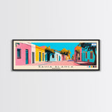 Bahia Blanca, Argentina Panoramic Canvas Print, Bahia Blanca, Argentina Painting, Argentina Art, Bahia Blanca Travel Poster, Travel Art, Guest Room Painting