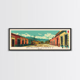 Benito Juarez, Mexico Panoramic Canvas Print, Benito Juarez, Mexico Painting, Mexico Art, Benito Juarez Travel Poster, Travel Art, Living Room Painting