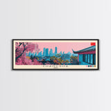 Changsha, China Panoramic Canvas Print, Changsha, China Painting, China Art, Changsha Travel Poster, Travel Art, Housewarming Gift