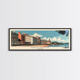 Greenock, Scotland Panoramic Canvas Print, Greenock, Scotland Painting, Scotland Art, Greenock Travel Poster, Travel Art, Guest Room Painting