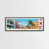 Ismailia, Egypt Panoramic Canvas Print, Ismailia, Egypt Painting, Egypt Art, Ismailia Travel Poster, Travel Art, Guest Room Painting