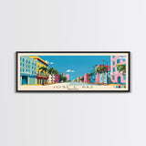 Jose C. Paz, Argentina Panoramic Canvas Print, Jose C. Paz, Argentina Painting, Argentina Art, Jose C. Paz Travel Poster, Travel Art, Vacation Gift