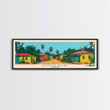 Kousseri, Cameroon Panoramic Canvas Print, Kousseri, Cameroon Painting, Cameroon Art, Kousseri Travel Poster, Travel Art, Housewarming Gift