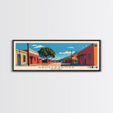 Krugersdorp, South Africa Panoramic Canvas Print, Krugersdorp, South Africa Painting, South Africa Art, Krugersdorp Travel Poster, Travel Art, Guest Room Painting