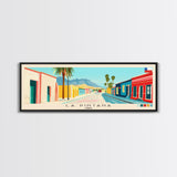 La Pintana, Chile Panoramic Canvas Print, La Pintana, Chile Painting, Chile Art, La Pintana Travel Poster, Travel Art, Living Room Painting