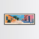 Luque, Paraguay Panoramic Canvas Print, Luque, Paraguay Painting, Paraguay Art, Luque Travel Poster, Travel Art, Guest Room Painting