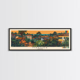 Maroua, Cameroon Panoramic Canvas Print, Maroua, Cameroon Painting, Cameroon Art, Maroua Travel Poster, Travel Art, Living Room Painting