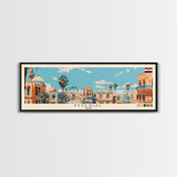 Mosul, Iraq Panoramic Canvas Print, Mosul, Iraq Painting, Iraq Art, Mosul Travel Poster, Travel Art, Housewarming Gift