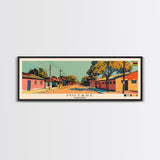 Mutare, Zimbabwe Panoramic Canvas Print, Mutare, Zimbabwe Painting, Zimbabwe Art, Mutare Travel Poster, Travel Art, Vacation Gift