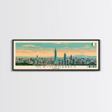 Newtownabbey, Ireland Panoramic Canvas Print, Newtownabbey, Ireland Painting, Ireland Art, Newtownabbey Travel Poster, Travel Art, Guest Room Painting