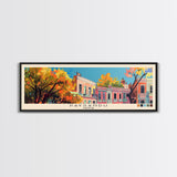 Paysandu, Uruguay Panoramic Canvas Print, Paysandu, Uruguay Painting, Uruguay Art, Paysandu Travel Poster, Travel Art, Housewarming Gift