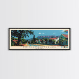 Pietermaritzburg, South Africa Panoramic Canvas Print, Pietermaritzburg, South Africa Painting, South Africa Art, Pietermaritzburg Travel Poster, Travel Art, Guest Room Painting