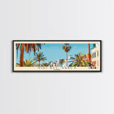 Sidi bel Abbes, Algeria Panoramic Canvas Print, Sidi bel Abbes, Algeria Painting, Algeria Art, Sidi bel Abbes Travel Poster, Travel Art, Vacation Gift