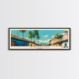 Sincelejo, Colombia Panoramic Canvas Print, Sincelejo, Colombia Painting, Colombia Art, Sincelejo Travel Poster, Travel Art, Living Room Painting