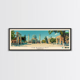 Tashkent, Uzbekistan Panoramic Canvas Print, Tashkent, Uzbekistan Painting, Uzbekistan Art, Tashkent Travel Poster, Travel Art, Housewarming Gift