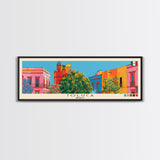 Toluca, Mexico Panoramic Canvas Print, Toluca, Mexico Painting, Mexico Art, Toluca Travel Poster, Travel Art, Guest Room Painting