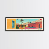 Trujillo, Peru Panoramic Canvas Print, Trujillo, Peru Painting, Peru Art, Trujillo Travel Poster, Travel Art, Guest Room Painting