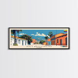 Villavicencio, Colombia Panoramic Canvas Print, Villavicencio, Colombia Painting, Colombia Art, Villavicencio Travel Poster, Travel Art, Guest Room Painting