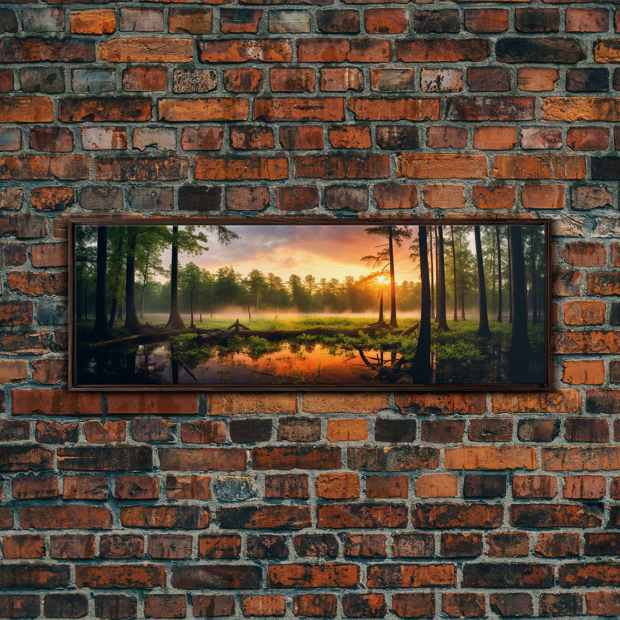 Panoramic of Congaree National Park, Extra Large Wall Art, Panoramic Wall Art, Panoramic Print, Landscape Photography, Landscape Print