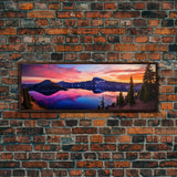 Panoramic of Crater Lake National Park, Extra Large Wall Art, Panoramic Wall Art, Panoramic Print, Landscape Photography, Landscape Print