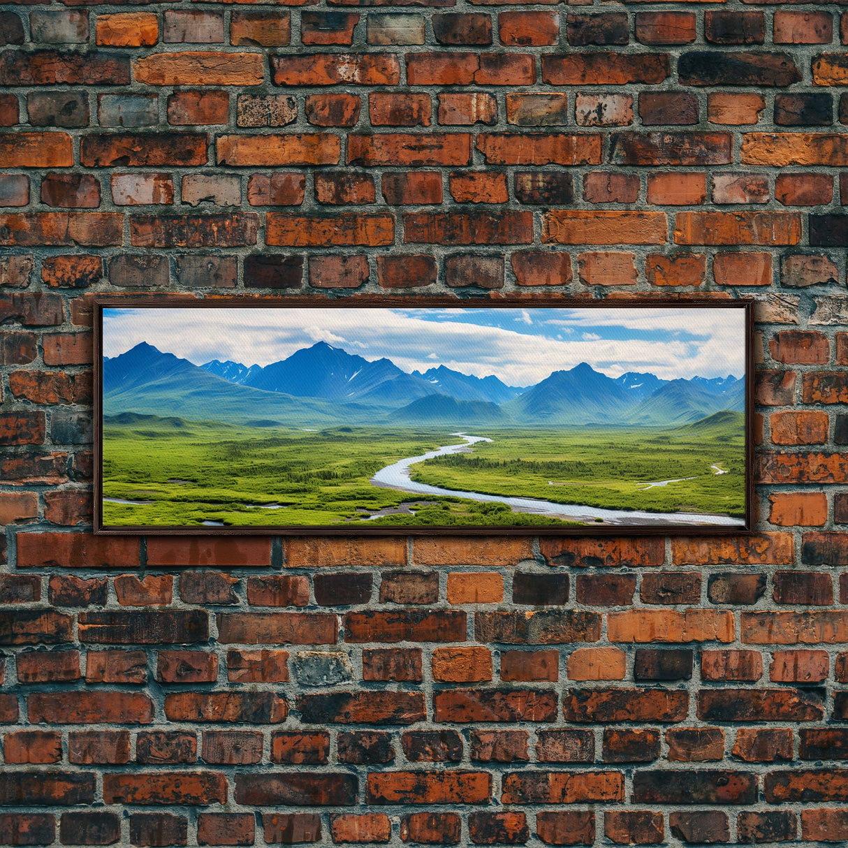 Panoramic of Denali National Park, Extra Large Wall Art, Panoramic Wall Art, Panoramic Print, Landscape Photography, Landscape Print