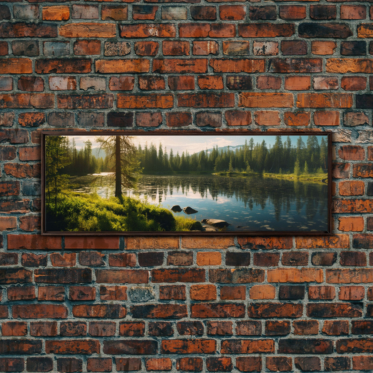 Panoramic of Finnish Lapland In Summer, Extra Large Wall Art, Panoramic Wall Art, Panoramic Print, Landscape Photography, Landscape Print